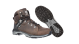 brauner Trekkingstiefel von albatros mit wasserabweisender Membran