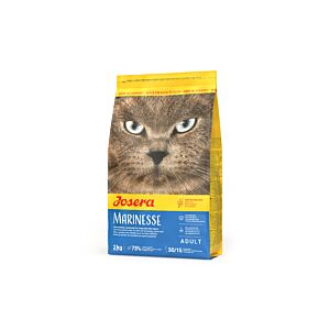 Bild der 2 kg Josera Marinesse Verpackung – getreidefreies Trockenfutter mit Lachs, Kartoffel & Erbse für empfindliche, anspruchsvolle Katzen