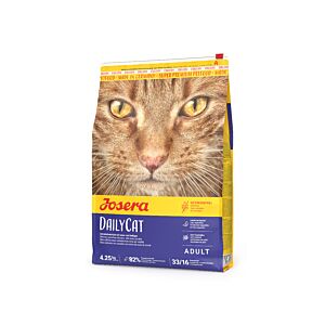Bild der 4,25 kg Josera DailyCat Verpackung – getreidefreies Geflügel-Trockenfutter für die tägliche Ernährung Ihrer Katze.