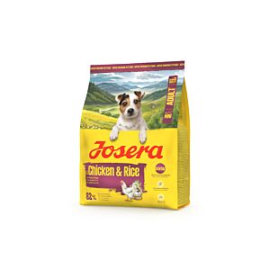 Josera Mini Adult Chicken & Rice 900 g Packung – Trockenfutter für kleine Hunderassen mit Huhn & Reis