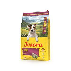 JOSERA Mini Adult Lamb 10 kg Trockenfutterbeutel - Hundefutter mit Lamm für kleine ausgewachsene Hunde
