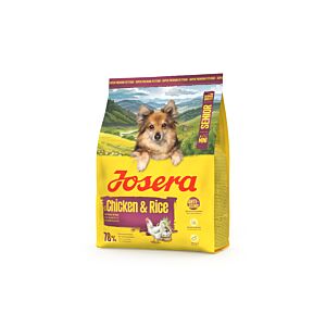 JOSERA Mini Senior Chicken & Rice 900 g Trockenfutterbeutel, Hundefutter für kleine Hunde, mit Huhn & Reis