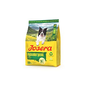 Josera Adult Hypoallergenic 900 g Packung – leichtverdauliches, getreidefreies Hundefutter mit Insektenprotein