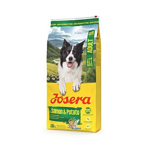 JOSERA Adult Salmon & Potato 12,5 kg Trockenfutterbeutel für ausgewachsene Hunde mit Lachs & Kartoffel
