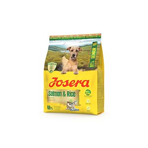 Josera Senior Salmon & Rice 900 g Packung – Trockenfutter für ältere Hunde mit Lachs und Reis