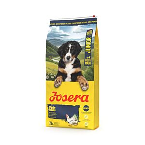 Josera Kids 12,5 kg Packung – Welpenfutter mit Huhn & Reis für junge Hunde mittlerer und großer Größen