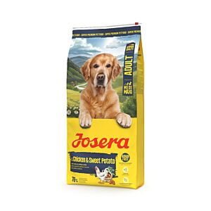 Josera Medi/Maxi Adult Chicken & Sweet Potato 12,5 kg Packung – Trockenfutter Hundefutter Huhn & Süßkartoffel
