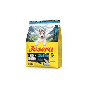 Josera High Protein Junior Sea Fish 900g Packung – getreidefreies Welpenfutter mit Seefisch