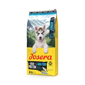 Josera High Protein Junior Sea Fish 12,5 kg Packung – getreidefreies Welpenfutter mit Seefisch