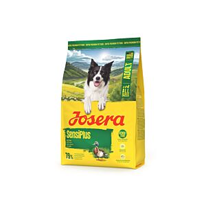 JOSERA Adult SensiPlus 3 kg Beutel, Trockenfutter mit Ente & Reis für sensible Hunde