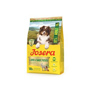 Josera Adult Lamb & Sweet Potato 3 kg Packung – Trockenfutter für ausgewachsene Hunde mit Lamm und Süßkartoffel