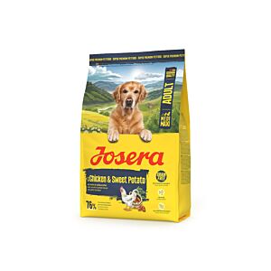 Josera Medi/Maxi Adult Chicken & Sweet Potato 3 kg Packung – Trockenfutter Hundefutter Huhn & Süßkartoffel
