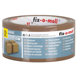 braunes Packband von fix-o-moll, 66m lang, 48mm breit