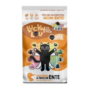 Lucky Lou Adult Katzenfutter 1,7 kg Dose mit Geflügel und Ente – getreidefreies Nassfutter für erwachsene Katzen.