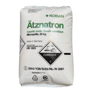 NOBIAN Ätznatron Sodium Hydroxide reinigt Verunreinigungen und reagiert auf organische Substanzen
