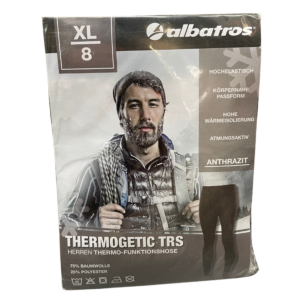 albatros Thermounterwäsche Herren Thermo-Funktionshose in Anthrazit