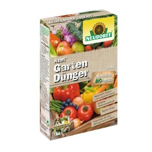 Gartendünger von Azet in der 2,5kg Verpackung von Neudorff, für eine reiche Gemüse- und Obsternte, erhöht die Widerstandskraft, biologisch