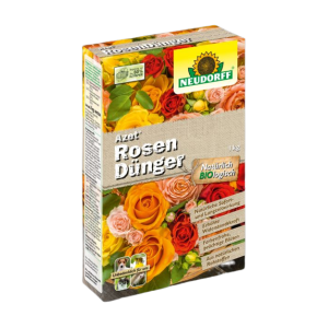 Rosendünger Azet von Neudorff, 1kg Verpackung, natürliche Rohstoffe, mit Sofort- und Langzeitwirkung, für prächtige Rosen und Stauden, hohe Widerstandskraft