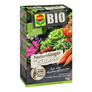 Naturdünger Bio mit Guano für einen kräftigen Wuchs aller Gartenpflanzen