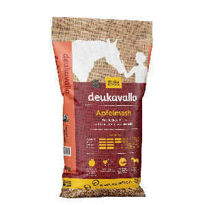 deuka companion deukavallo Apfelmash 15kg Sack, mit Leinsamen und Bierhefe, mittlerer Rohprotein- und Stärke-Gehalt, weniger Rohfasern und Vitamine, schützt die Magen- und Darmschleimhaut