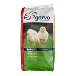 Garvo 1080 Alfamix Küken 12,5 kg – proteinreiche Aufzuchtmischung mit Mini‑Pellets und Garnelenflocken für Küken ab 3 Wochen