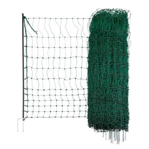 Geflügelnetz grün elektrisch 15m 106cm D