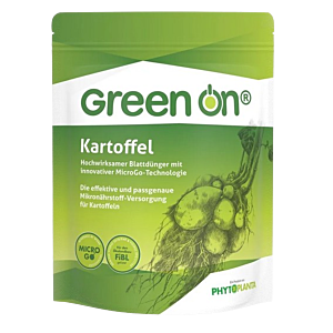 Green On Kartoffel Blattdünger im praktischen Beutel, für eine optimal effektive Mikronährstoff-Versorgung für Kartoffeln, FiBL gelistet