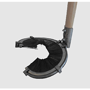 HaBi Schrubb Stockputzer groß ohne Stiel zum rückenschonenden Entfernen von Rebschossern und alter Rinde, mit dichten Borsten und ergonomischem Design