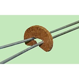 Mowein Holzklammer biologisch abbaubar, Holzklammer hält zwei Drähte beieinander