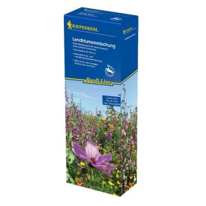 Samenmischung von Kiepenkerl Profi-Line Landblumenmischung in der 40g Packung mit Aussaathilfe, für eine schnell blühende Wiesenpracht für ca. 50 m²