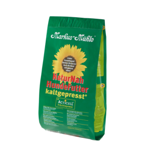 Markus Mühle NaturNah 5 kg Trockenfutter-Beutel – kaltgepresstes, naturnahes Alleinfuttermittel mit Hühnertrockenfleisch, Wildpansen, Früchten und Kräutern