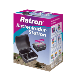 Rattenköder Station von Ratron mit 2 Schlüsseln 