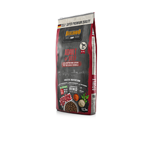 Belcando Adult GF Beef 12,5 kg – getreidefreies Rind-Trockenfutter mit frischem Beef, Amaranth & Krill für sensitiv verträgliche Hunde