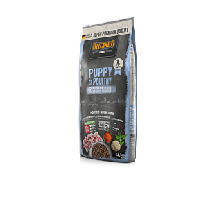 Belcando Puppy GF Poultry 12,5 kg – getreidefreies Welpenfutter mit Geflügel, Soßen‑Effekt, sensitiv verträglich