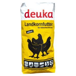 deuka Landkornfutter gekörnt Hähnchen/Broiler 25kg, Mastfutter für die Fütterung einige Tage vor der Schlachtung