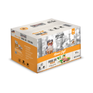 Packung MAC’s DOG Mono Soft Frische Ente 3×4 kg (12 kg) – getreidefreies, halbfeuchtes Monoprotein-Softfutter mit 70 % Ente, Kräutern, Flohsamen und Gelenkzusätzen
