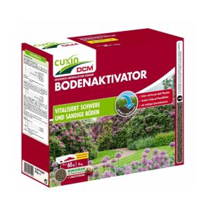 Organisch Mineralischer NPK-Dünger in der 3 kg Verpackung, Bodenaktivator, vitalisiert schwere und sandige Böden, für ca. 60 m²